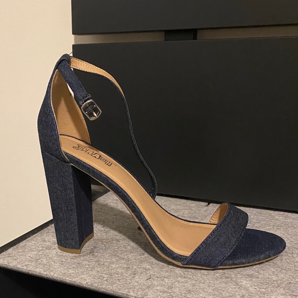 Denim Heels